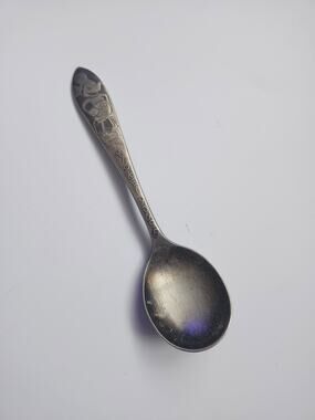 Vintage 1930s Mickey Mouse Spoon Branford Silver Plate Disney Collectible
